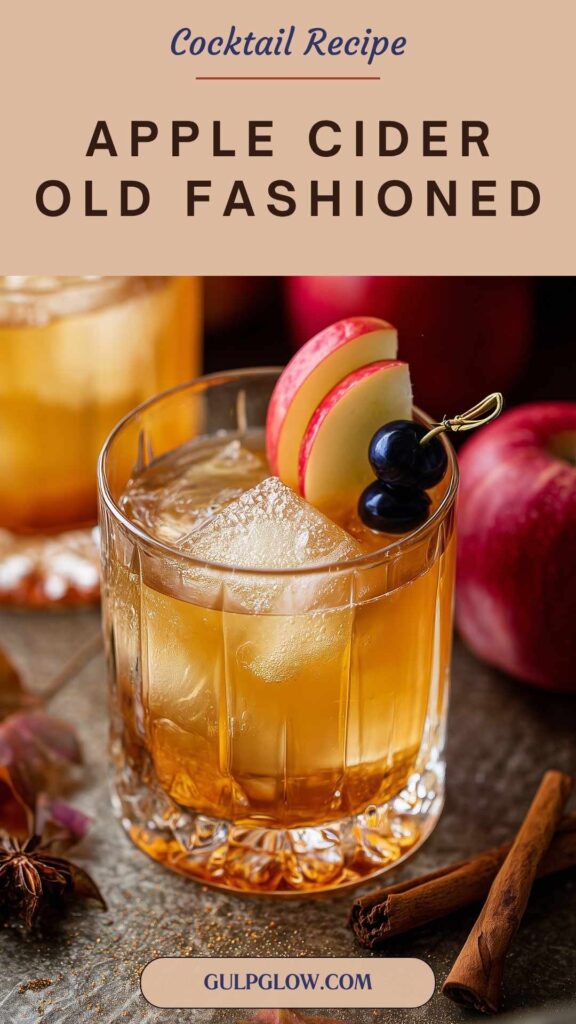 Apple Cider Old Fashioned: A Cozy Twist on a Bourbon Classic