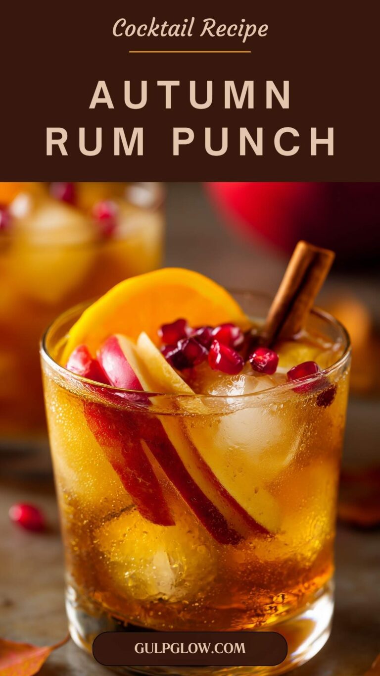 Autumn Rum Punch: A Seasonal Crowd-Pleaser Bursting with Spice and Orchard Fruit