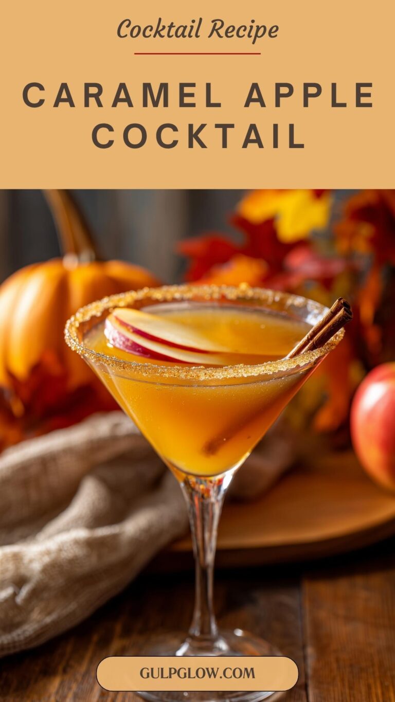 Caramel Apple Cocktail: A Dessert-Inspired Sipper That’s Fall in a Glass