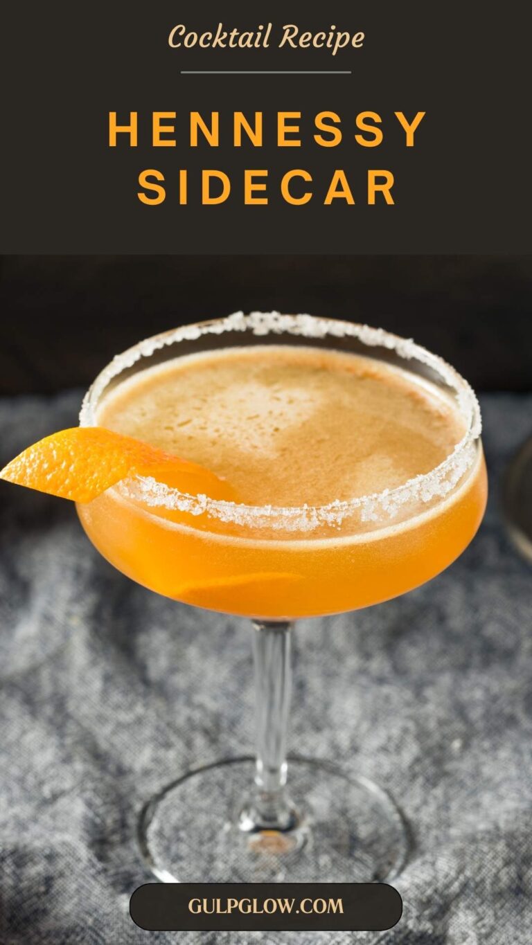 Hennessy Sidecar: A Cognac-Kissed Classic with Bold Elegance