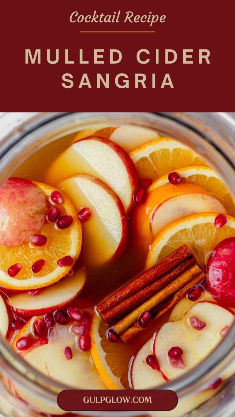 Mulled Cider Sangria: A Cozy Pitcher Perfect for Firesides and Feasting
