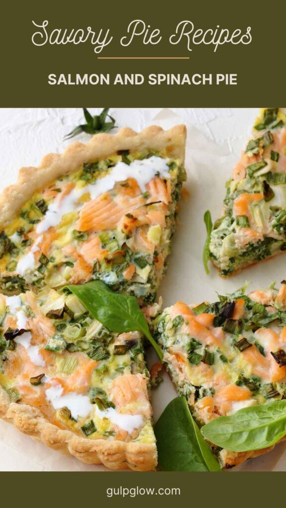Salmon and Spinach Pie: A Rich and Elegant All-in-One Dish