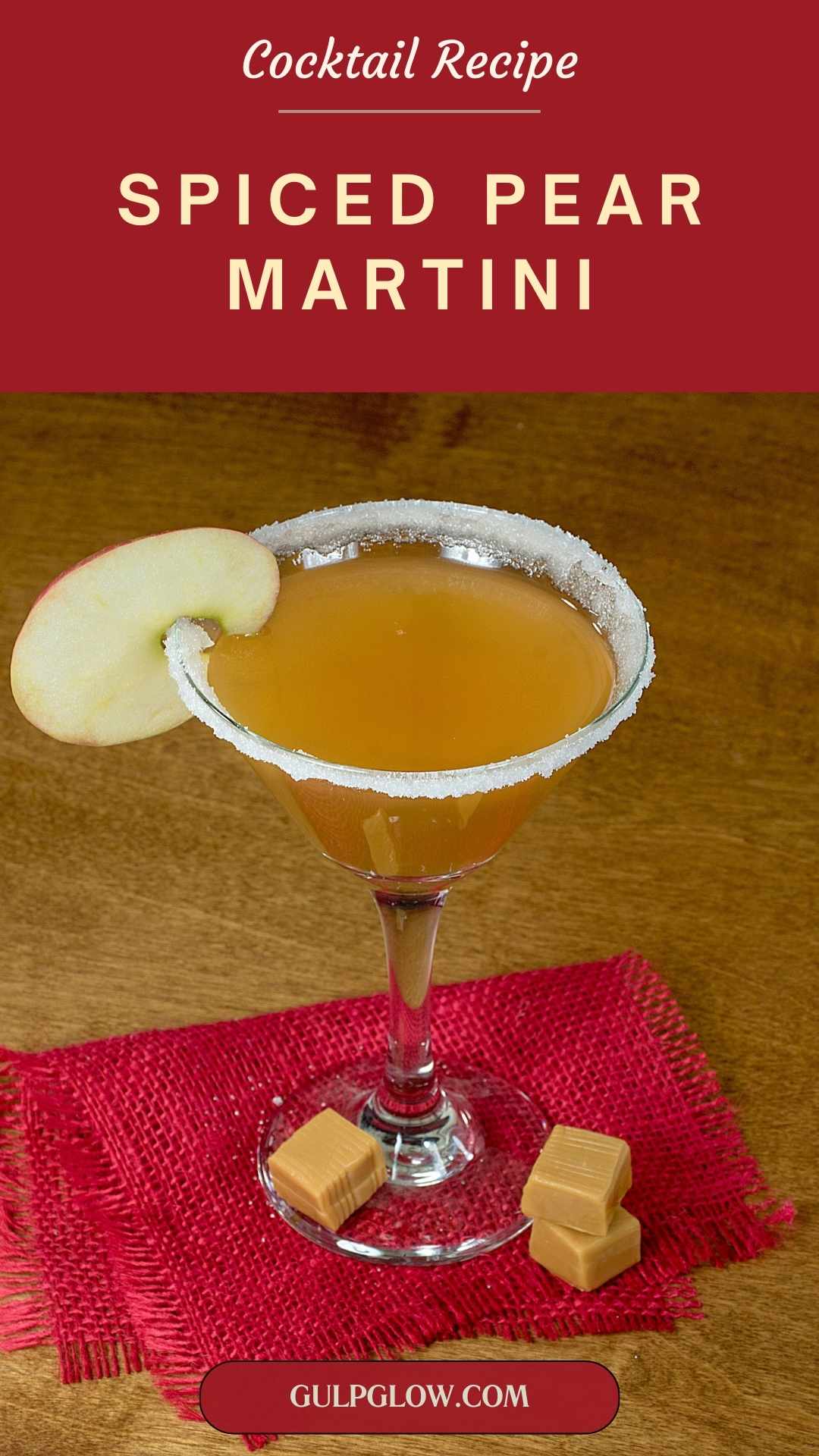 Caramel Apple Martini: Dessert in a Glass