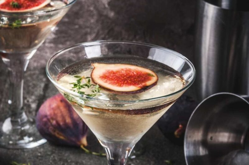 Cinnamon Fig Martini Recipe