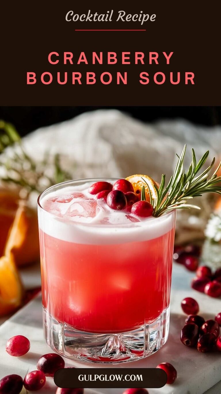 Cranberry Bourbon Sour: A Festive Twist on a Whiskey Classic