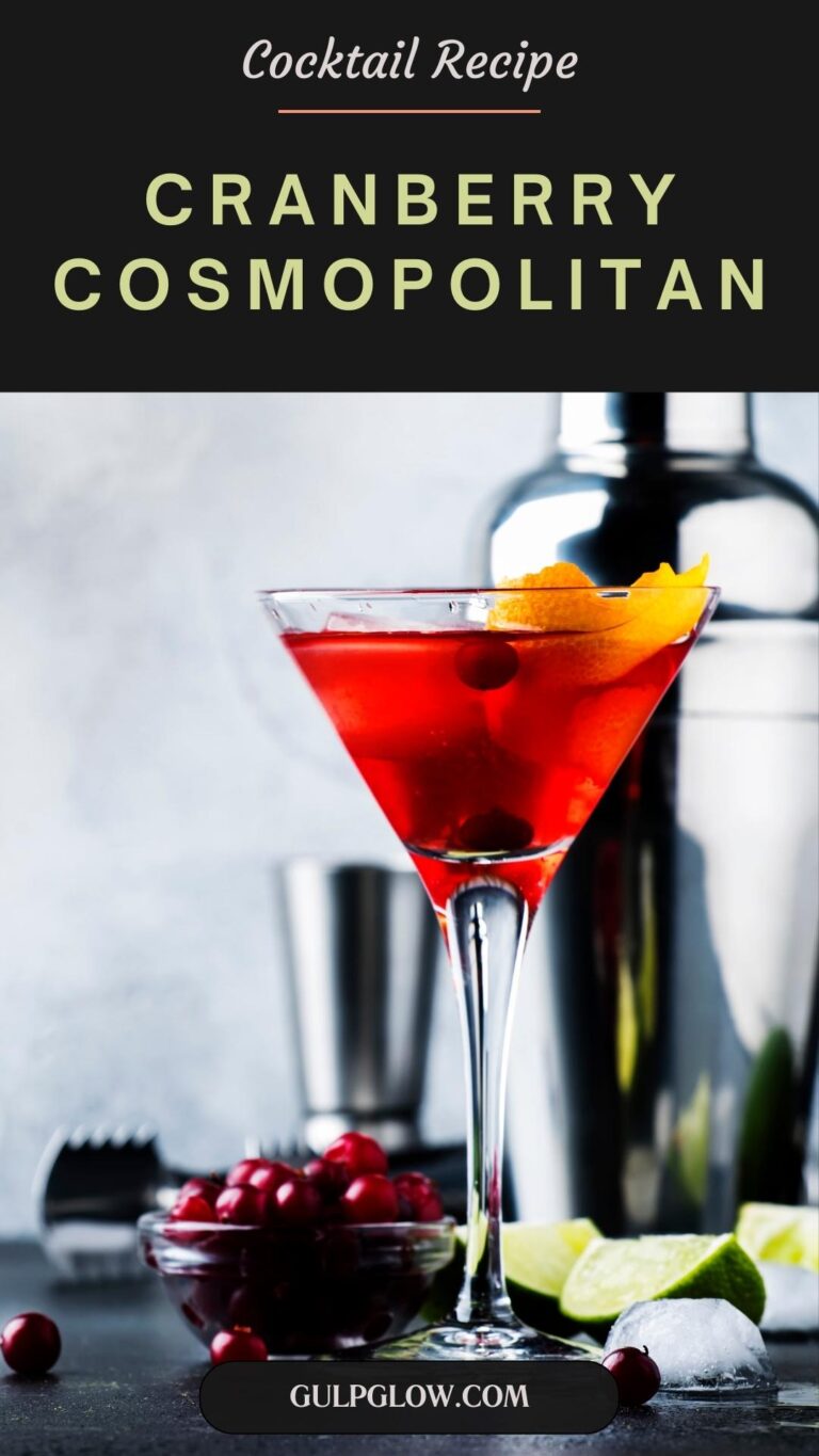 Cranberry Cosmopolitan: A Ruby-Hued Classic with Holiday Charm