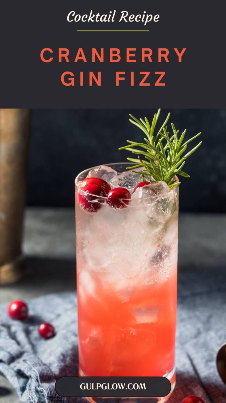 Cranberry Gin Fizz: A Festive Take on a Bubbly Classic