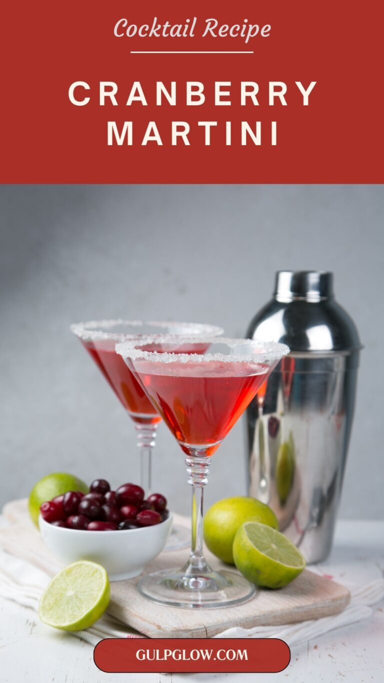 Cranberry Martini: A Jewel-Toned Holiday Classic