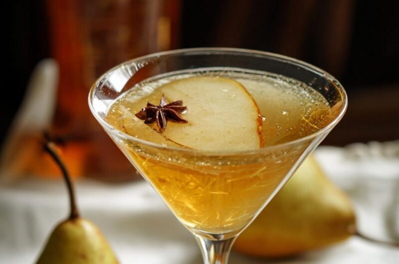 Spiced Pear Martini Recipe