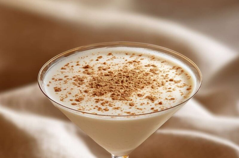 Vanilla Nutmeg Martini: A Cozy & Creamy Sip