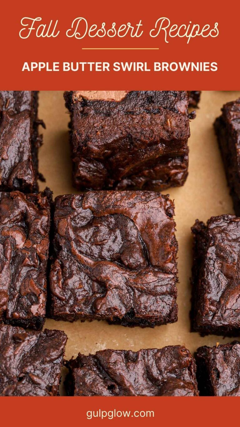 Apple Butter Swirl Brownies: Fall’s Coziest Mash-Up
