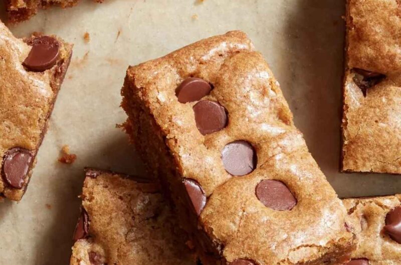Chewy Brown Butter Toffee Bars (Easy Recipe)