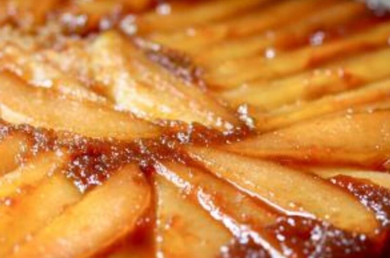 Cardamom Pear Upside-Down Cake Recipe