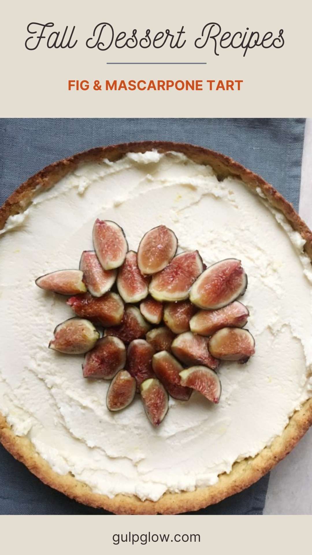 Easy Fig and Mascarpone Tart (with Puff Pastry)