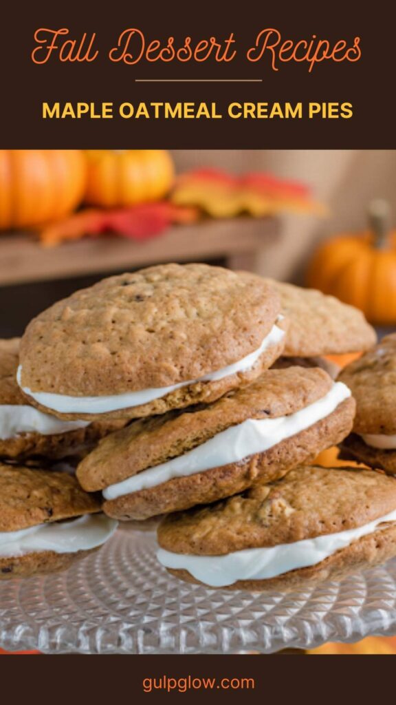 Maple Oatmeal Cream Pies
