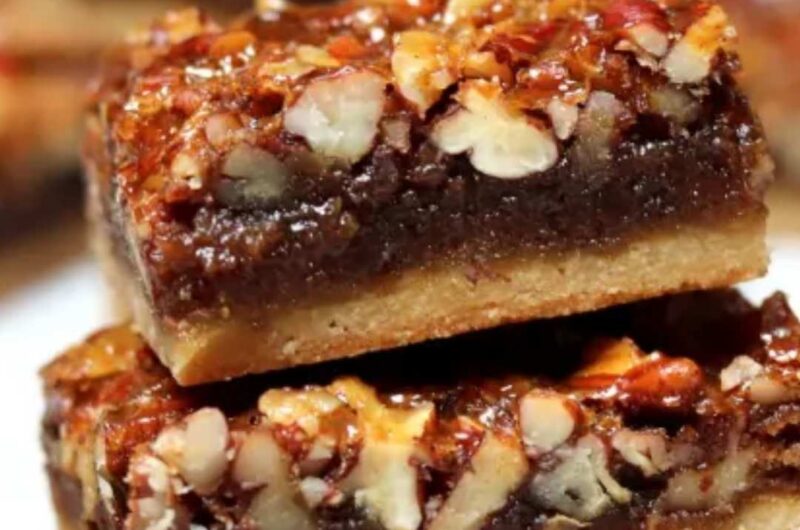 Maple Pecan Shortbread Bars Recipe