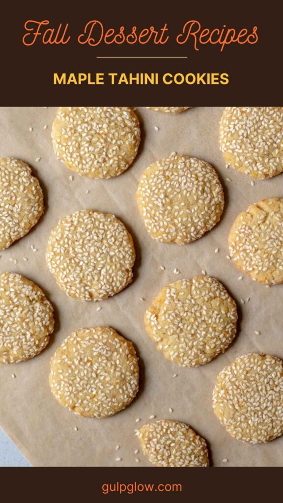 Chewy Maple Tahini Cookies (Easy, Gluten-Free Recipe)