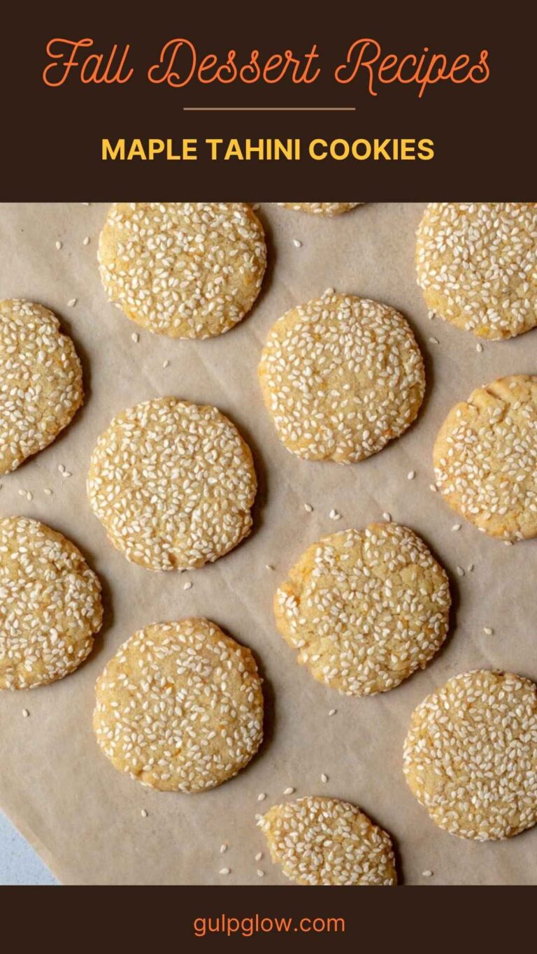Chewy Maple Tahini Cookies (Easy, Gluten-Free Recipe)