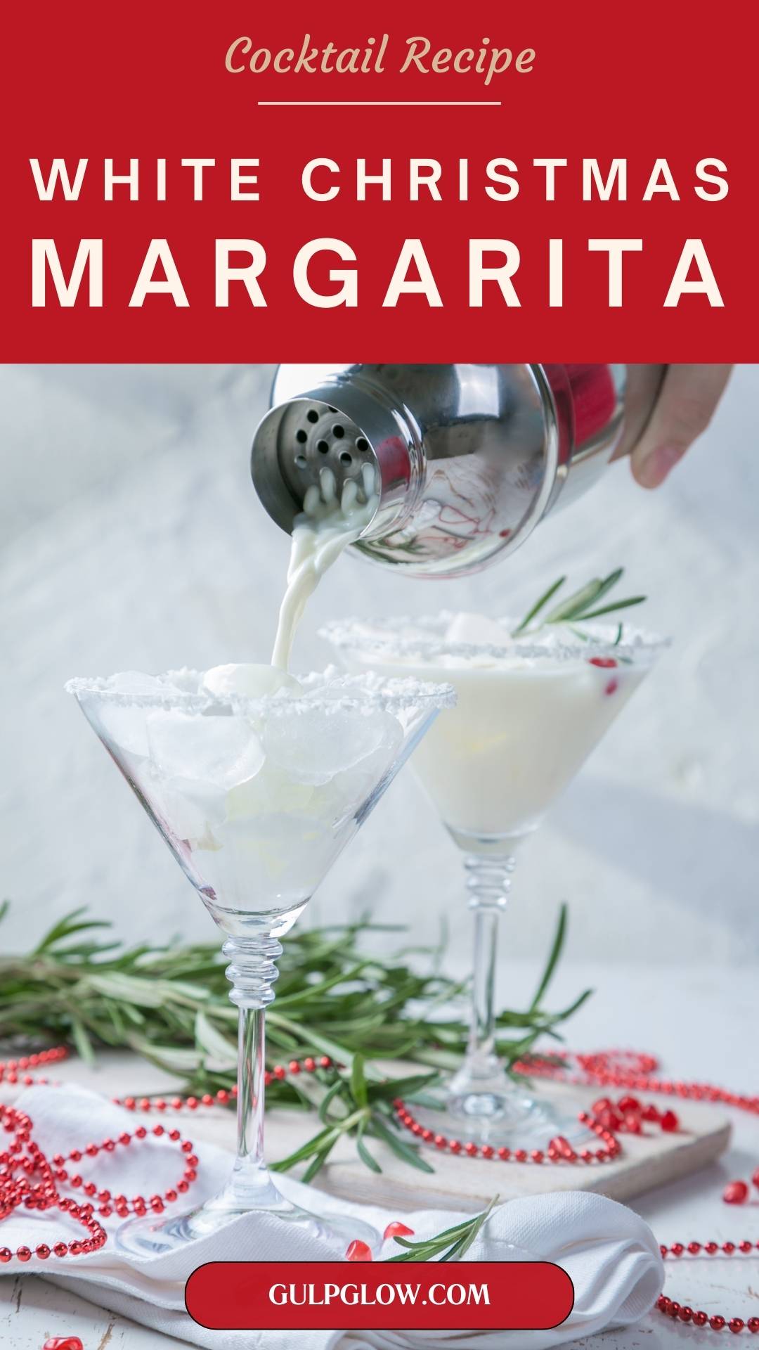 White Christmas Margarita: The Prettiest Holiday Cocktail