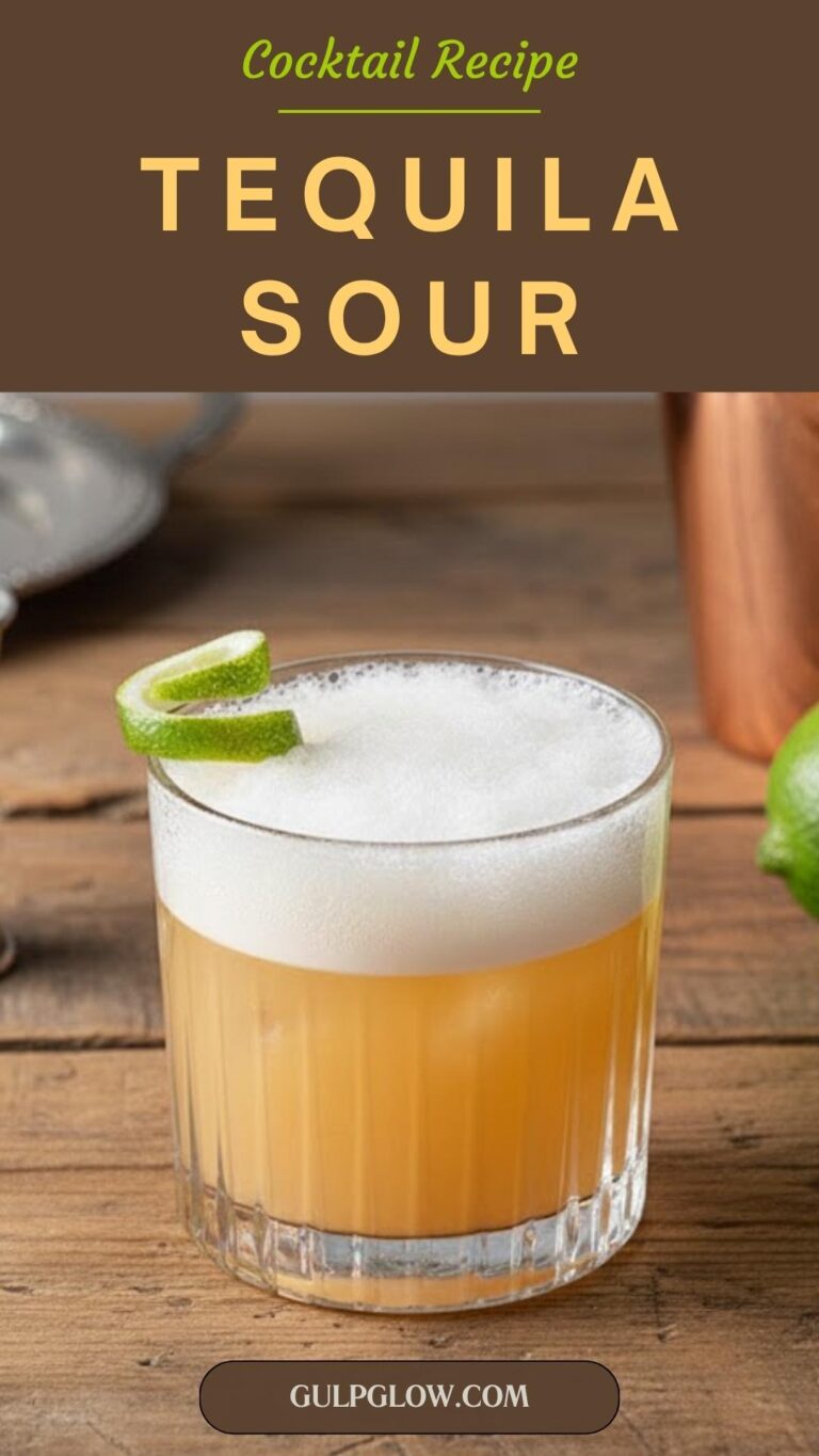 Classic Tequila Sour Recipe (Frothy & Perfectly Balanced)