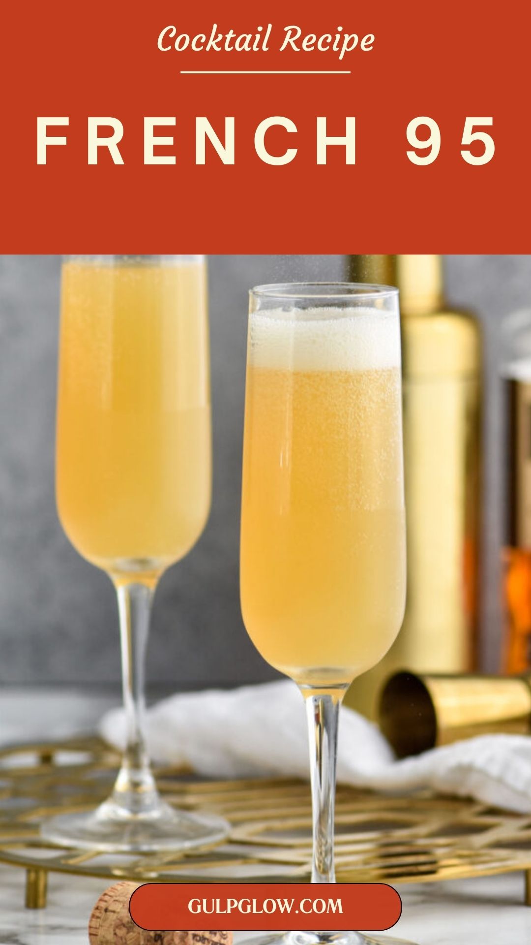 French 95 Cocktail: Bourbon Meets Bubbles in Style