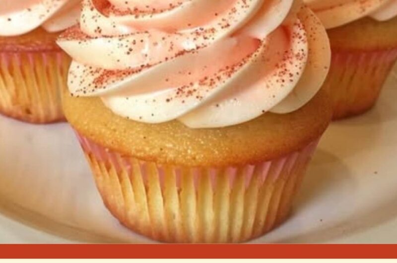 Peach Bellini Cupcakes Recipe