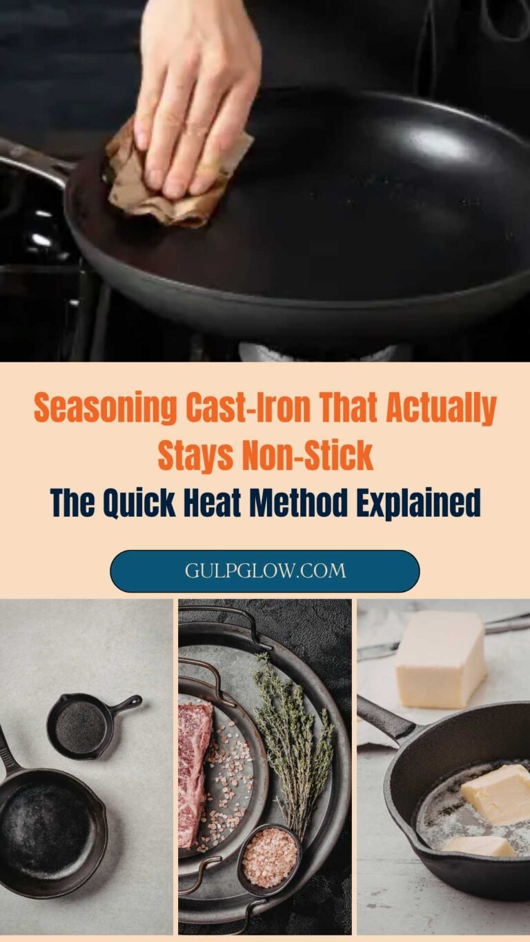 Seasoning Cast-Iron That Actually Stays Non-Stick: The Quick Heat Method Explained