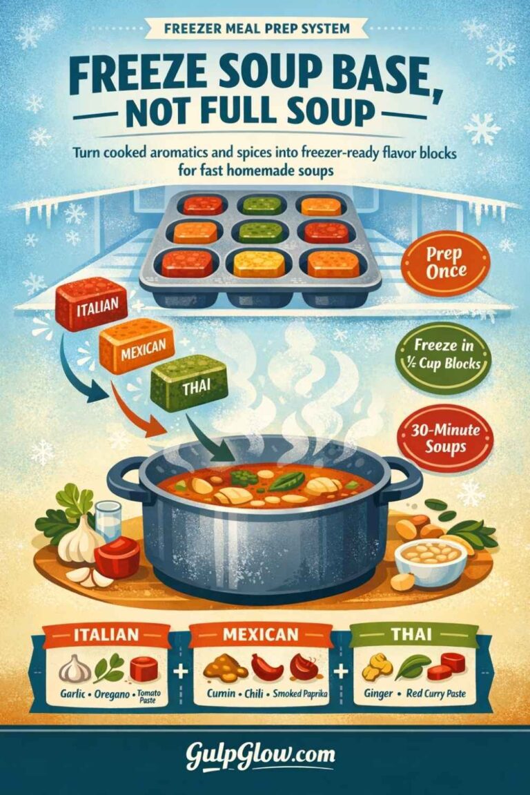 Freeze Soup Base for 30-Minute Dinners: Mirepoix Freezer Blocks That Make Meal Prep Easy